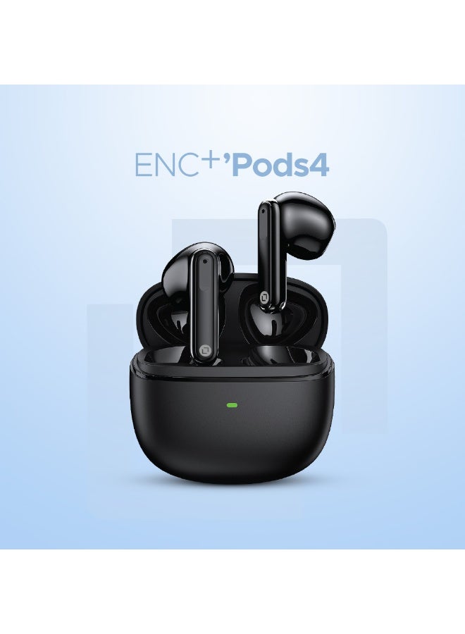 Lycka Pods 4 True Wireless Earbuds With Environmental Noise Cancellation (ENC), Bluetooth 5.3, White - Image 1